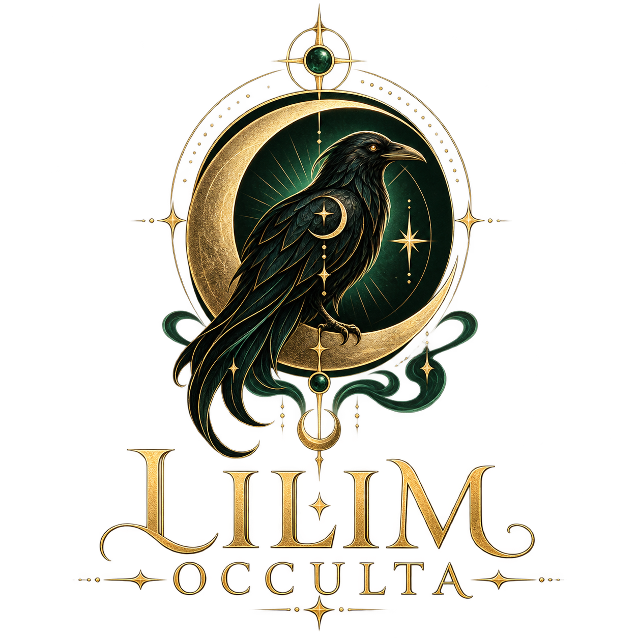 Logo Lilim Occulta au corbeau